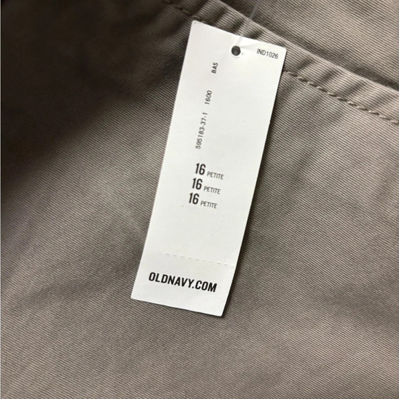 Old Navy Women's Perfect Boot Cut Khaki Pants Size 16 Petite New High Rise NWT - Picture 7 of 7